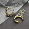 Long Tassel Earrings Fashionable European American Design Metal Chain Earrings Women's Party Gifts Cool Trendy Ear Accessories