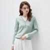 Kemeng Boka Women's Faux Two-Piece Silk Blend Knit Hoodie