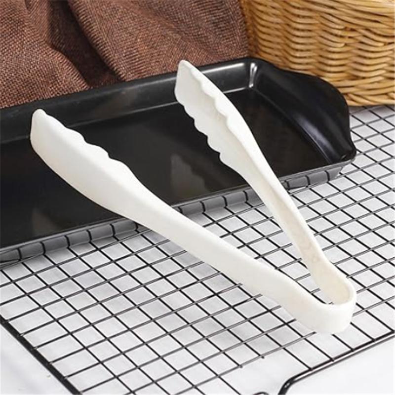 Hot Sale 3/1Pcs Plastic Buffet Serving Tongs Mini Utensil Appetizers Clear Kitchen 8.4 Inch Small Ice
