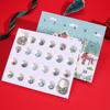 Blue & Purple Jewelry Advent Calendar Gift Box DIY Beading Kit for Christmas