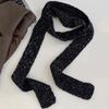 Sequined Scarf Popular Knitted Scarf Neckwrap Thin Scarf for Formal Occasion