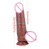 Skin-Rolling Simulation Penis Egg-Free Sliding Dildo Double Layer Liquid Silicone Makeup Women's Masturbation Device Adult Supplies