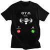 Gym Is Calling T Shirts Men Pure Cotton Tee Tops Anniversary Gift Tshirts Tshirt Clothing