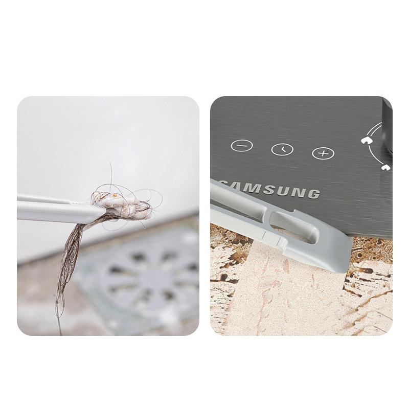 2-in-1 Hard Bristle Rotating Cleaning Brush Bathroom Tile Grout Brush Multi-Angle Wall Gap Floors Sinks Corners Scrubber