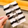 Diadema de aleación Lazo para el pelo - Cuerda para el pelo vintage de alta gama Bucle de intestino delgado Banda elástica - Accesorio para mujer Decoración del pelo