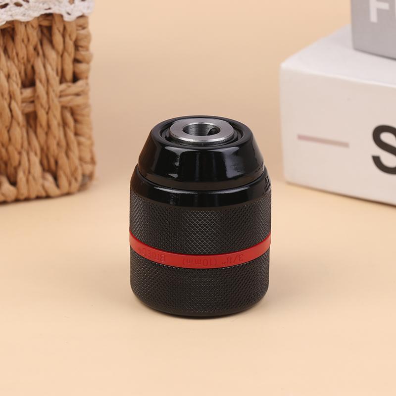 Keyless Metal Ratchet Drill Chuck,Self-Locking Chuck,10Mm 13Mm,Quick Change Conversion,For Drill Bit Taps Socket&Screwdriver