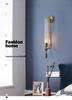 All-Copper Post-Modern Luxury Wall Lamp for Living Room, Bedroom, Study, and Hotel