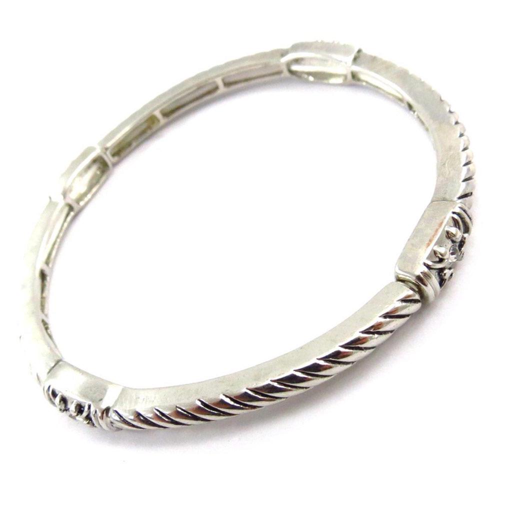 Les Trésors De Lily [J6340] – Silbernes Designer-Armband „Cunégonde“.