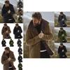 Men's Winter Warm Thick Coat Trench With Storm Cuffs And Cozy Lining Inside
