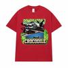 Bombardino Crocodile Funny Reptile Meme T-shirts Women Fashion Gothic T Shirt Unisex Vintage Short Sleeve T-shirt