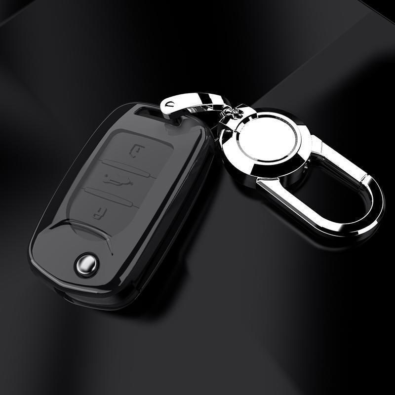 Baojun 560 Key Case 17, Remote Control Protective Shell 1.5 Wuling Folding Keychain.