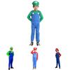 Super Mario Bros Luigi Costume For Kids And Adults Breathable Full Body Cosplay Dress With Exquisite Workmanship