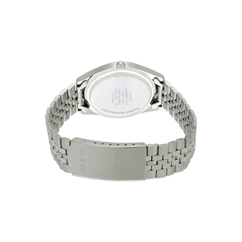 Casio STANDARD Series ENTICER Series Business Quartz Movement Stainless Steel Strap Japanese and Korean Watch Men's Watch Silver Dial MTP-1129A-7A