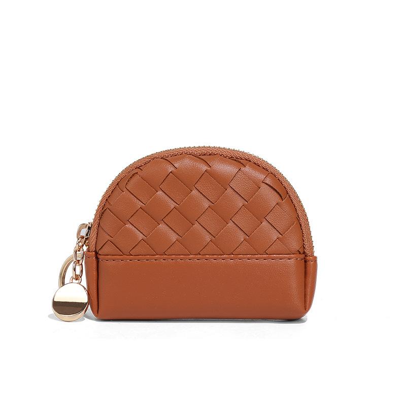 Женская сумка, женский кошелек ручной работы, простой кошелек для монет, кошелек, искусственная кожа, маленькая молния, косметичка