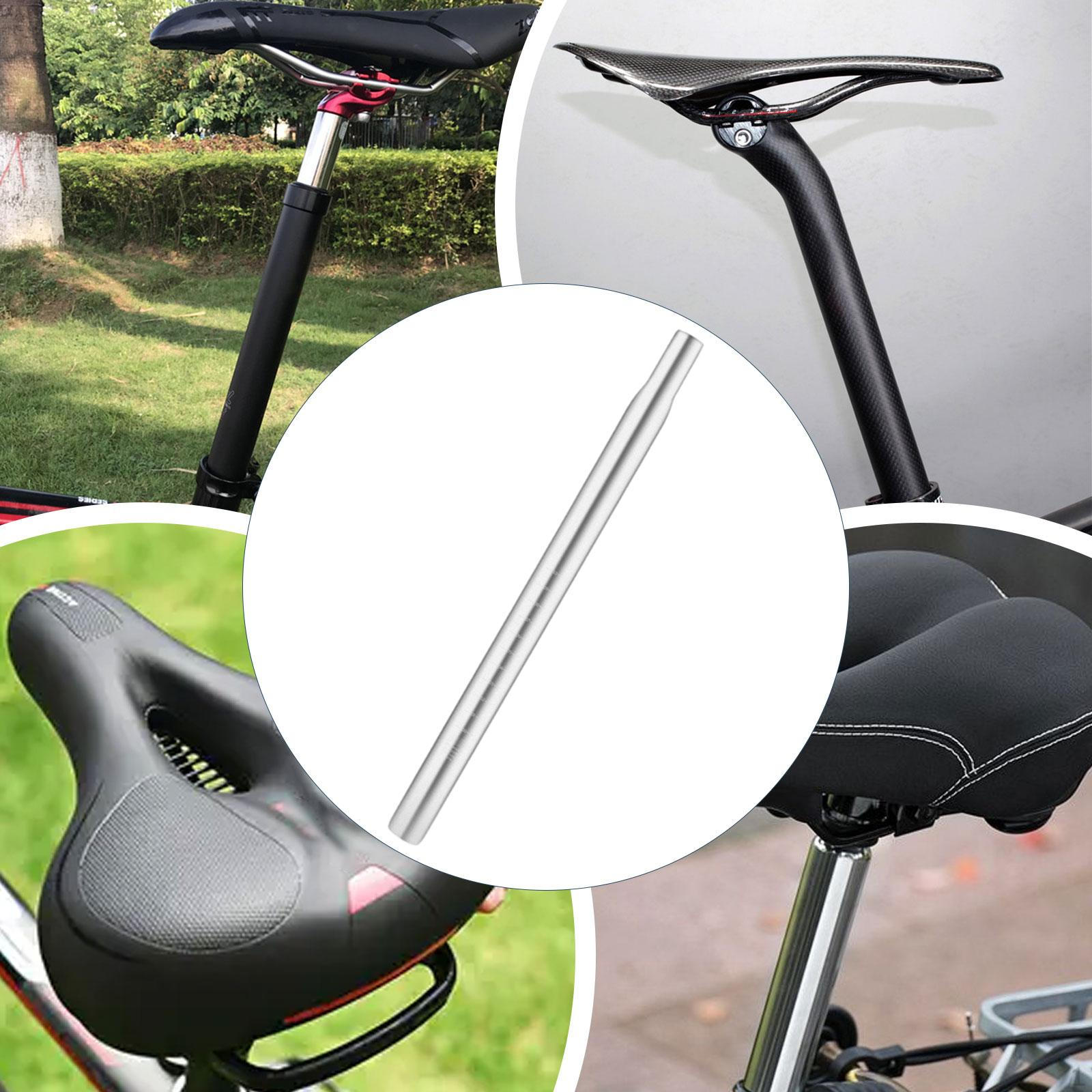 

Seatpost Aluminum Alloy Length 350mm Accessory Sturdy Quick Installation for Mountain Bikes Replace 25.4mmx350mm