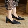 Shoes For Women 2024 Moccasins Ladies Summer Footwear Pointed Toe Loafers Formal Black Young On Sale Offer Spring Non Slip 39 E