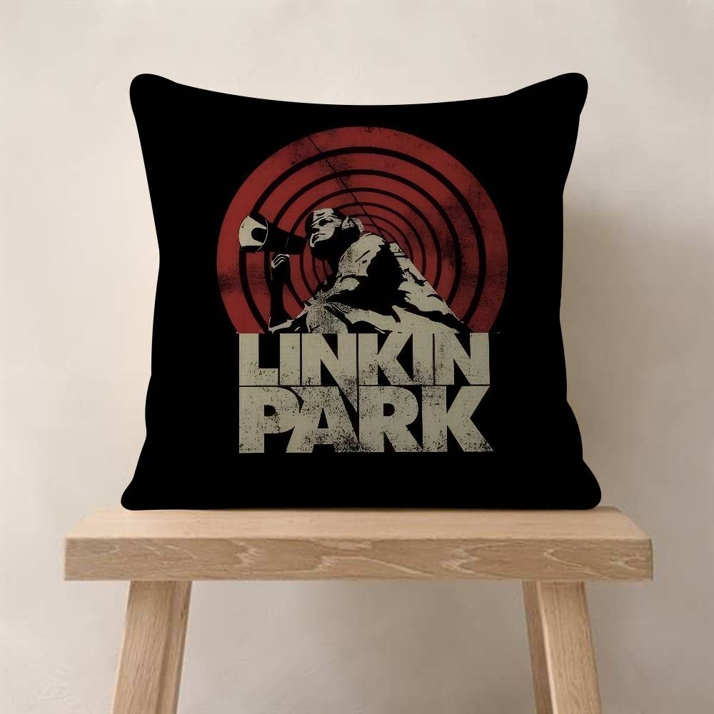 Band Linkin Album Park Personalisierte Kissenhülle Kinderzimmer Wild Party Dekor Kissenbezug Kind Geburtstag Dusche Geschenk