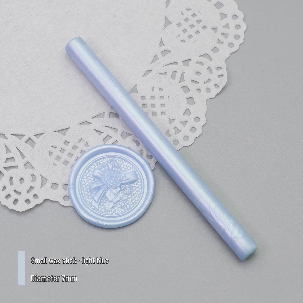 Bețișoare de Ceară de Sigiliu Mat Perlat, 125 Culori, 10x0.7cm, Compatibile cu Pistoale de Ceară, Culori Mixabile