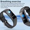 SACOSDING Sports Wristband With HD Screen Waterproof Sleep Heart Rate Monitoring  Step Counting Sports and Health Smart Wristband