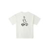Vans X Hirono Cartoon Anime Brand Logo Print Round Neck Short Sleeve T-Shirt Unisex T-Shirt Off-White VN000K9UFS8