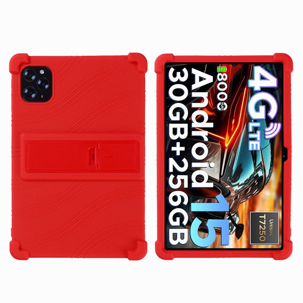 Pro pouzdro Doogee Tab G6 Nastavitelný stojánek Silikonový ochranný kryt na tablet