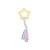 Rubber Star Shape Dog Toy with Rope for Teething and Interactive Play