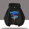 New Hip-hop Style Retro Car Cartoon Printed Children's Hooded Sweatshirt, Autumn and Winter Casual Top, Comfortable Clothing