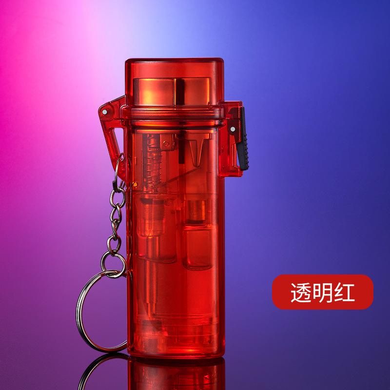 A Blue Flame Lighter That Is Not Afraid of Wind and Rain with One Machine and Five Uses Creative Transparent Smoking Accessories