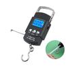 50kg/10g Portable Electronic Scale LCD Digital Display Hand Scale with 1m Measuring Tape,Travel Fishing Hanging Hook Scale