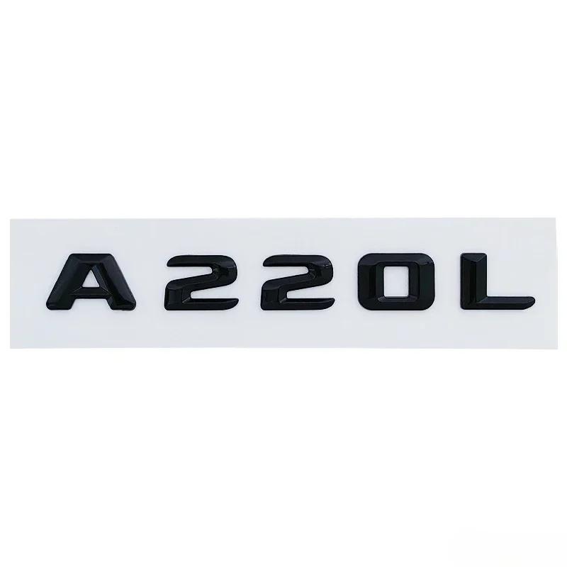 ABS Car Rear Trunk Emblem Sticker Letter Decal for Mercedes Benz C63 A45 E320L E350L S400L A220L ML350 GLS450 CLA260 Accessories