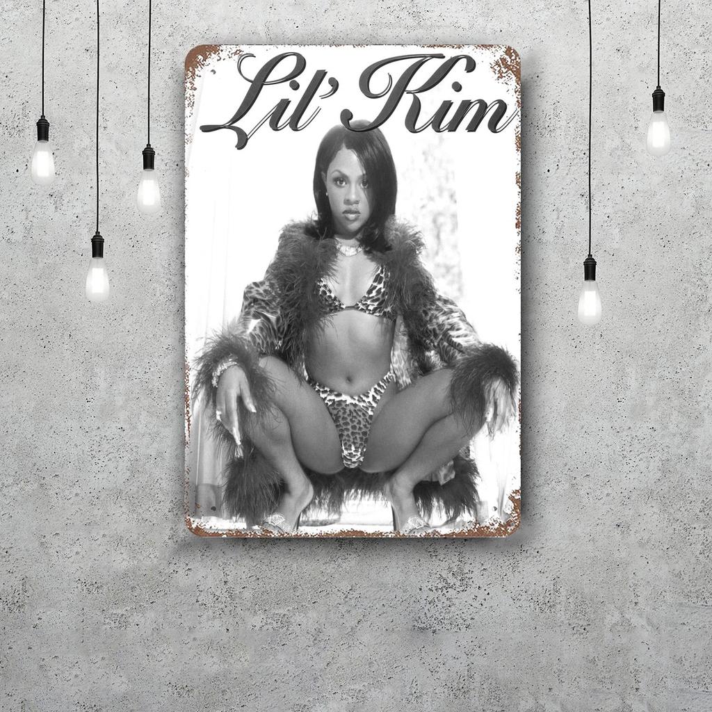 Lil Kim Decor Vintage Metal Signs Tin Signs Captain Poster Decor for Bar Pub Club Man Cave Wall Decoration