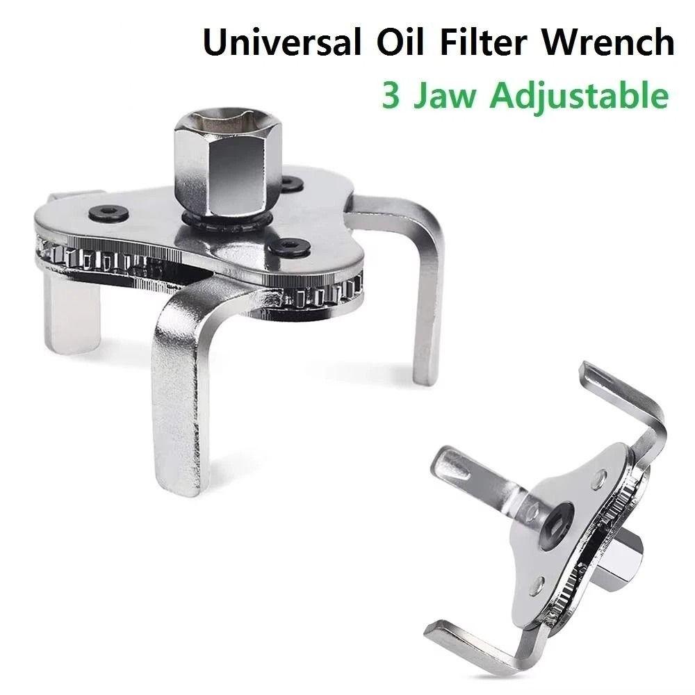 With 3 Jaw Three -claw Wrench 3Leg 2Way Universal Oil Filter Wrench  Automobiles Filters