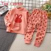 Baby Cotton Pajamas Set With Cartoon Prints For Kids Age 3 To 8 Years