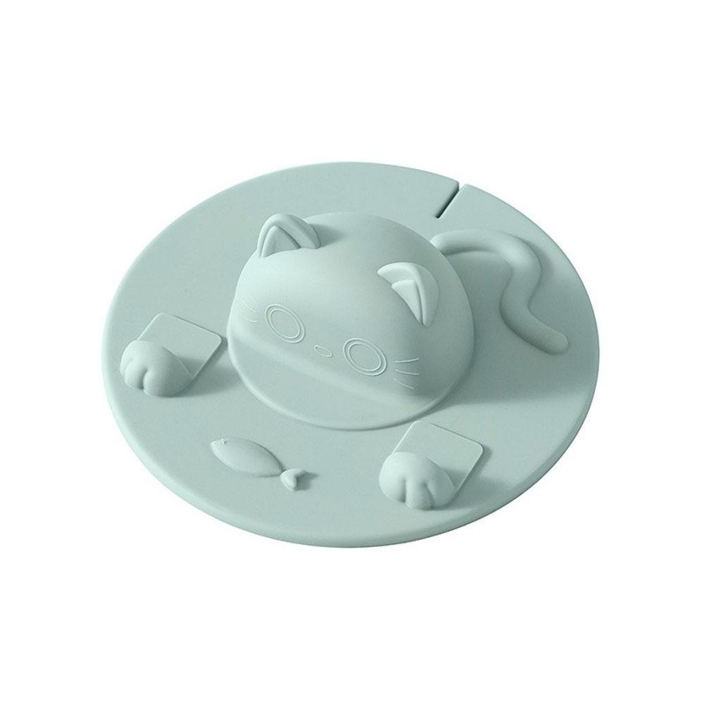 

New Cat-shaped Tea Bag Mug Topper Dustproof Squeezer Cup Covers Multi-functional Universal Tea Bag Holder зелёный