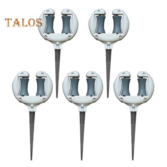 Schlauchführungsspieß, Gartenschlauchhalter mit Rollen, Bodeneinschub, Schlauchführung, hält den Schlauch von Blumenbeeten fern, schützt Pflanzen für präzises Gießen