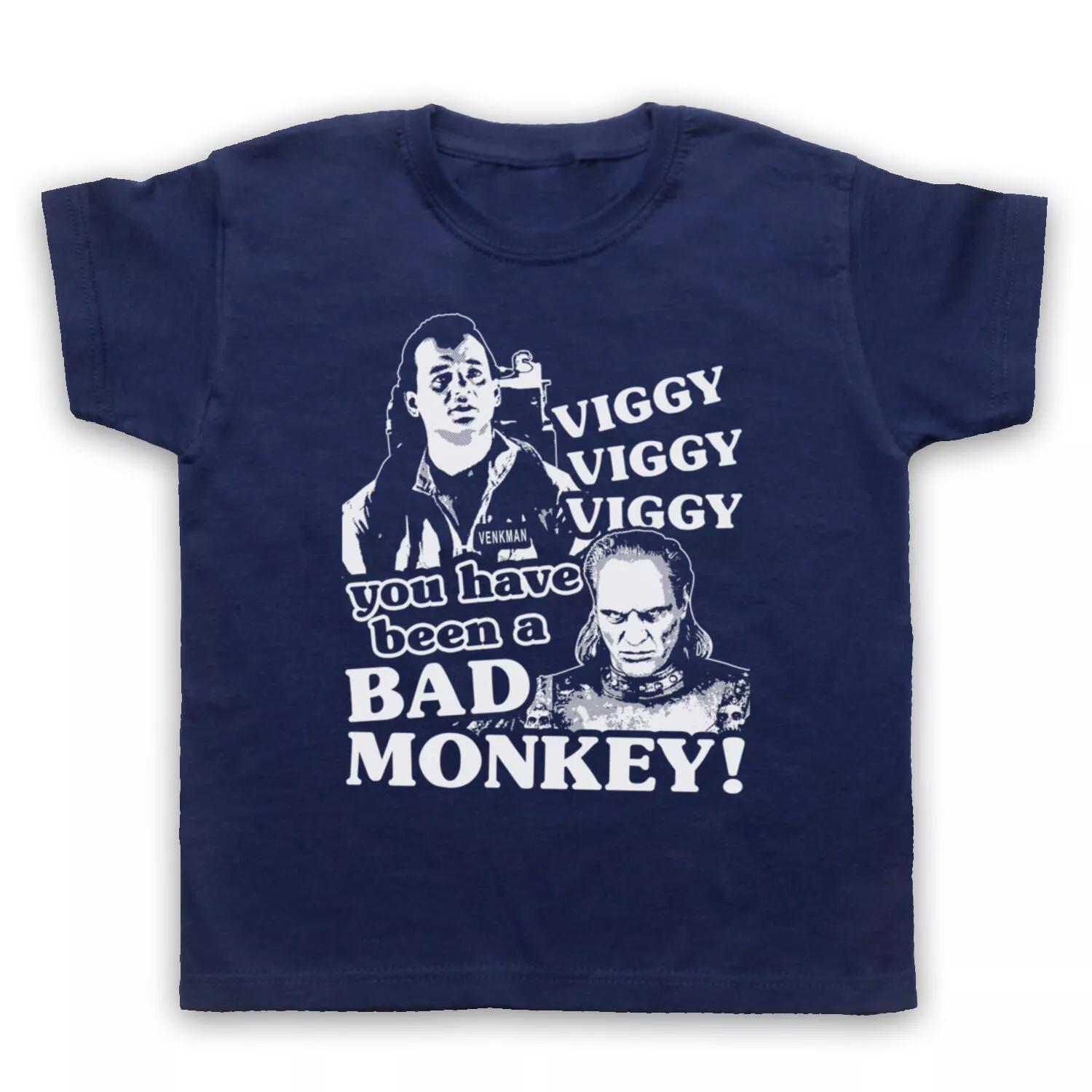 VIGGY YOU BEEN A BAD MONKEY GHOST VIGO CARPATHIAN VENKMAN BUSTERS KIDS T-shirt 100