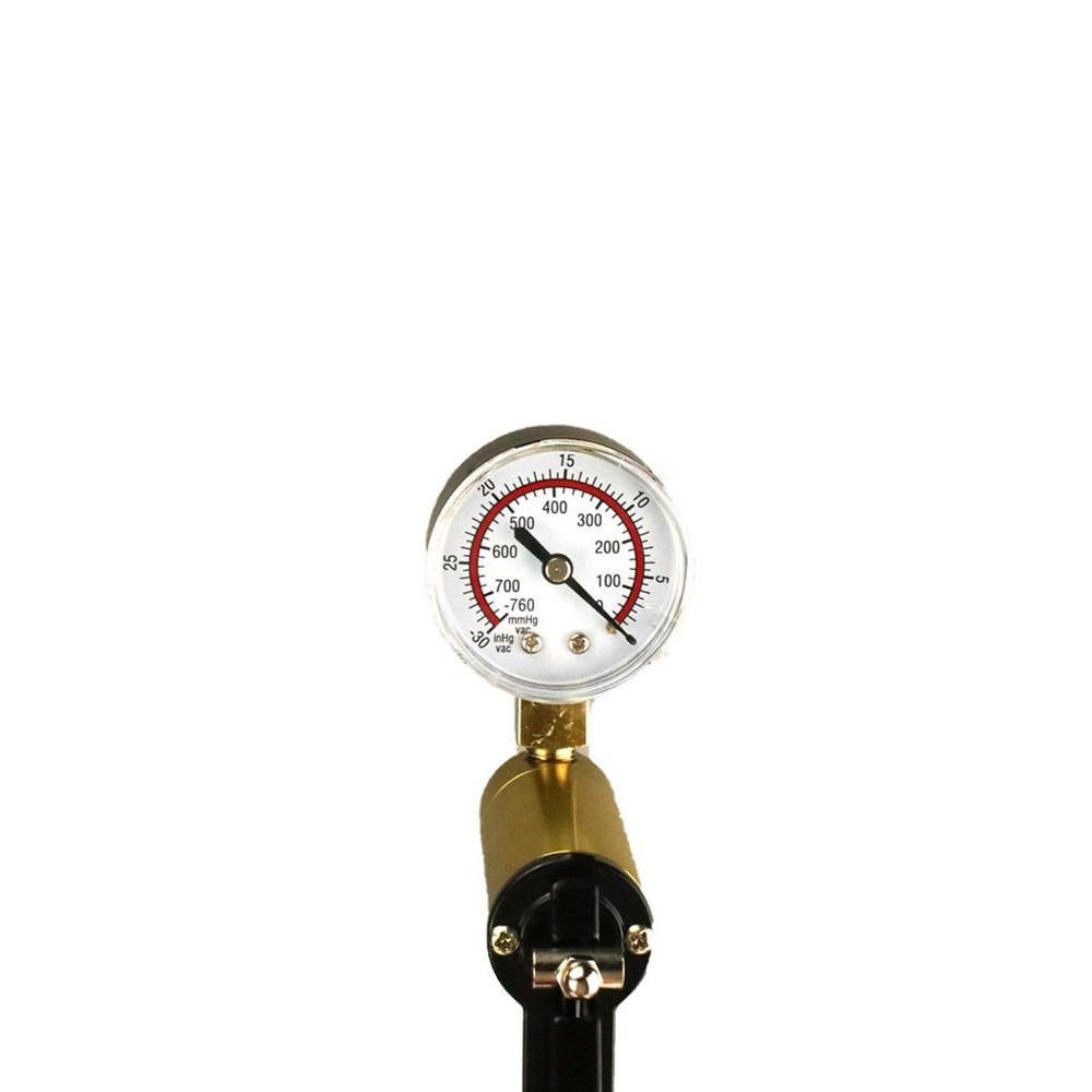 Manual Brake Bleeder Vacuum Pump Kit Automotive Fluid Tester with Gauge Adapters 2 In 1 Handheld Pistol Test Tool for Car Truck