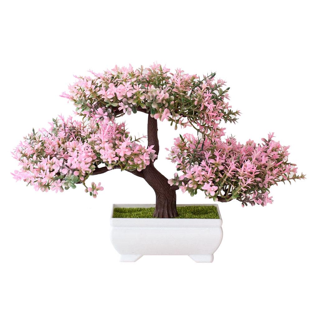 1ks Umělý květ Borovice Rostlina Fotografie Rekvizita Svatební domov Bonsai Dekor? Vánoční ozdoba