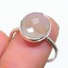 Aqua Chalcedony Gemstone 925 Sterling Silver Jewelry Ring Size Adjustable GK-5561