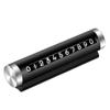 1PC Car Temporary Parking Card Roller Type Rotating Parking Sign Hidden Telephone Number Plate