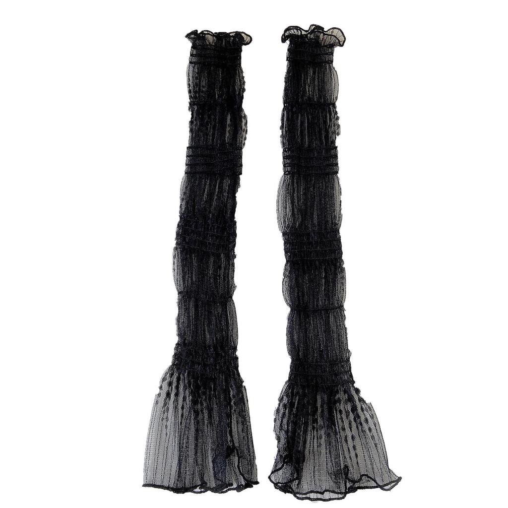 Damen Sommer Chiffon Spitze Sonnenschutz Eisseide Ärmel