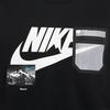 Nike T Shirts Men's Black Crew Neck Moderate Straight Fit CZ4662-010