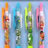 Set of 4 Toy Story Black Ballpoint Pens Patterned Featuring Disney Characters Little Green and SARASA Resort (with Refills) Woody, Buzz, Men, More.