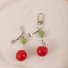 Charming Fruit Tomato Phone & Bag Beaded Keyring