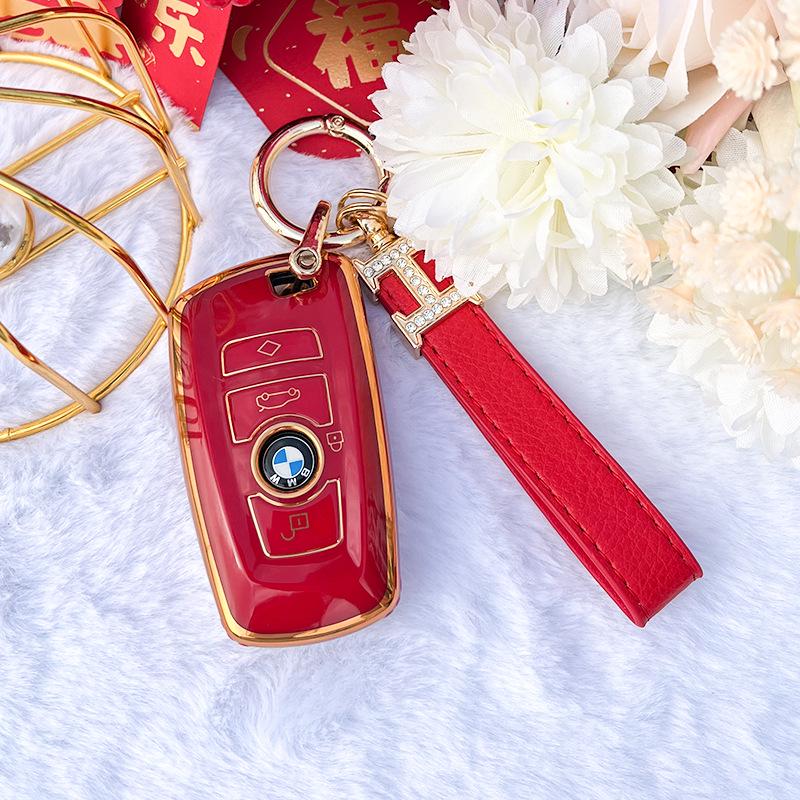 Kryt klíče BMW řady 3/5/6 & M2-M6/X3/X4 s přezkou GT3/GT5 - Stylový obal pro ženy