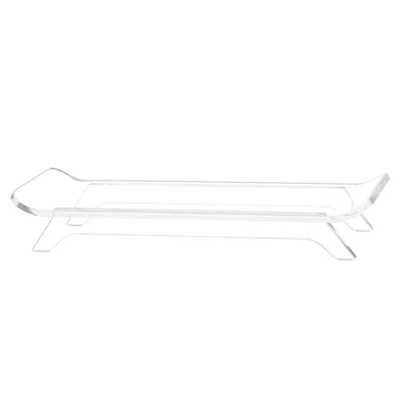 Lautsprecherständer Halter Stilvolle Acryl-Aufbewahrungsbasis mit rutschfesten Füßen für die Schreibtischplatzierung