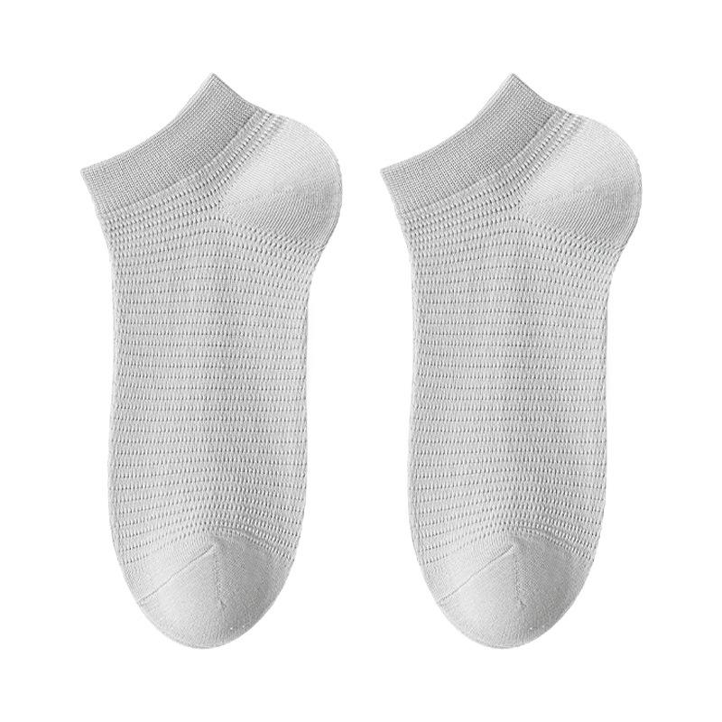 Men's Antibacterial Cotton Socks - Spring, Autumn & Winter Breathable, Sweat-Absorbent Business Style