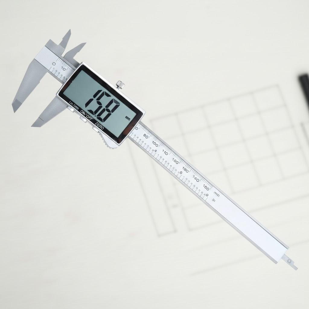 

Digital LCD Vernier Caliper 6 inch 150mm High Precision Measurement Tool Inch Metric Conversion
