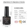 Limegirl 87 Farben 8ML Nagelgelpoliermittel Nagelzubehör Vernis Semi Permanent Nail Art Maniküre Soak Off LED UV Gel Nagellacke