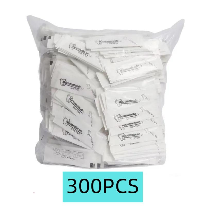 YS00072- Disposable Dental Floss Independent Packaging Portable Dental Floss Rods 300 Pack
